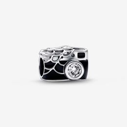Top Quality Camera Selfie Charm Pandoras 925 Sterling Silver Luxury Charm Set Pulseira Fazendo Encantos Frisados Designer Colar Pingente Caixa Original Atacado