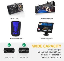 Dash Cam Hardwire Kit Buck Line For 24 Hours Parking Monitor Dashcam Cable Power Adapter for 70mai DVR Dash Camera 12V To 5V USB