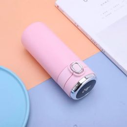 2024 320/420ml Smart Thermos Temperature Display Bounce Vacuum Flask Thermal Mug Coffee Tea Thermo Bottle Christmas Gift Water Bottle