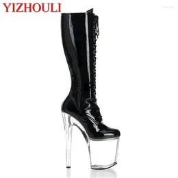 Dance Shoes Sexy Supermodels Catwalk Super High Heels 20cm Props Nightclub Paris Fashion