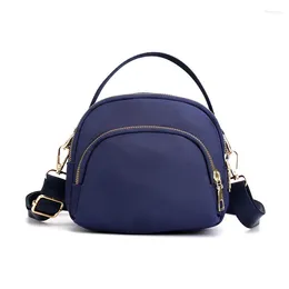 Shoulder Bags Bag Women's Fashion Multi-layer Hand Small Nylon Cloth One-shoulder Sloping