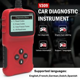 V317/V520 New OBD2 Scanner Professional Auto Engine System Lifetime Free Automotive DTC Lookup Code Reader Car Diagnostic Tool