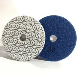 11 Pcs/Set 3" 4" Diamond Wet Polishing Pads Granite Marble Concrete Stone Polishing Tools Grinding Discs Wheel 30# - 3000# Grit