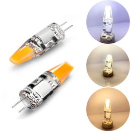 Mini G4 COB LED Silicone Crystal Light Bulbs 2W 3W 5W AC/DC 12V No Flickering Replace Halogen 30W 60W Chandelier Decor Lamps