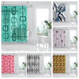 Shower Curtains Waterproof Fabric Bathroom Curtain Accessories 180x200 Bath For 240 224 Nordic Boho Decoration