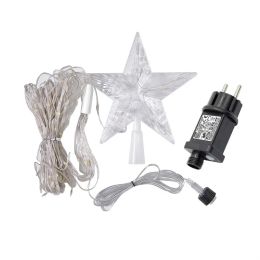 Christmas Outdoor Star String Lights 9X3M 288 LED Waterproof Waterfall Tree Light with Star Topper Christmas Icicle Lights