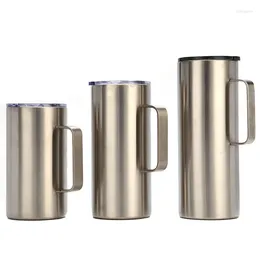 Mugs 16/22/30oz Stainless Steel Tumbler Double Wall Vacuum Insulated Coffee Mug Travel Works Great For Ice Drink Beverage