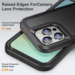 Case For iPhone 15 14 13 12 11 Pro Max XS XR 8 7 6 Plus Heavy Duty Shockproof Anti-Scratch Rugged Protective with Full Cover