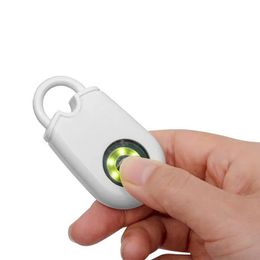 2024 Self Defense Siren Safety Alarm for Women Keychain with 130dB SOS LED Light Personal Alarms Personal Security Keychain Alarm