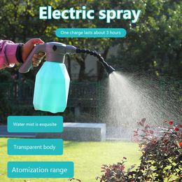 2L Electric Sprayer USB Rechargeable Automatic Watering Can 360 Adjustable Nozzle Leakproof for Agricultural Irrigation