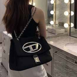 7a Luxury Shoulder Bag Factory Sale Black Chain Womens Crossbody High-end and Large Capacity Oxford Cloth Sweet Cool Spicy Girl Ding Dang Tote