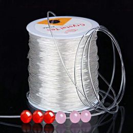 100m Strong Elastic Crystal Beading Thread Cord Jewelry Making Necklace Bracelet DIY Beads Transparent String Stretchable Thread