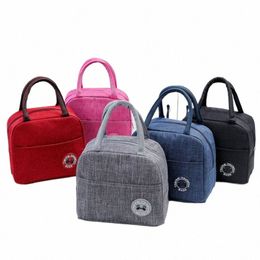 portable Lunch Bag Waterproof Thermal Insulated Bento Pouch Dinner Insulati Bag for Women Thickened Cute Lunch Bags q6Mb#