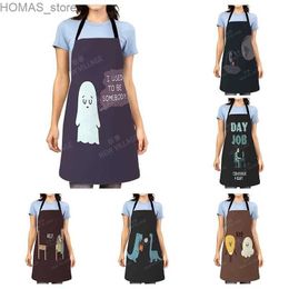 Aprons Cartoon Aesthetic Women kitchen apron kids original Children Waterproof girl princess waiter work apron oil proof kawaii cute Y240401Z64H