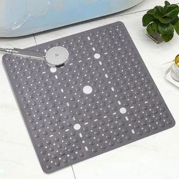 Bath Mats Shower Anti-slip Mat El Square With Non Slip Surface Secure Suction Cups Ideal Bathroom Carpet