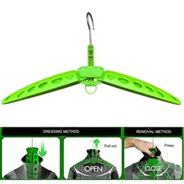 Portable Wetsuit Hanger Diving Surf Drysuit Stand Quick Dry Wetsuit Jumpsuit Folding Hanger Surfing Diving Suit Pool Accessories