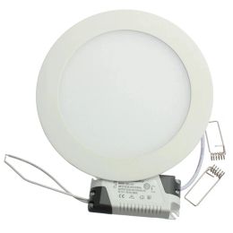 Dimmable LED Downlight Recessed Ceiling Light Ultra Thin LED Panel Light with Driver Aluminium WW-3000K NW-4000K CW-6000K