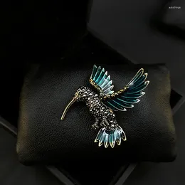 Brooches Luxury Bird Brooch For Men And Women Vintage Corsage Coat Suit Neckline Pin Elegant Clothes Accessories Jewellery Animal Badge 370