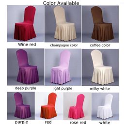 Chair Covers 1pc Cover For 85-105 Cm 33.46-41.34 In El Style Wedding Banquet Celebration Ceremony Machine Washable Home Textile