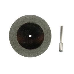 40/50/60mm Diamond Grinding Wheel With Connecting Rod Metal Cutting Disc Slice Dremel Accessories For Metal Gem Jade Rotaty Tool