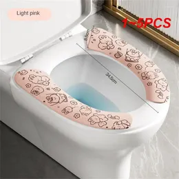 Toilet Seat Covers 1-5PCS Wear-resistant Easy To Clean Cartoon The Creative Bathroom Supplies Paste Household