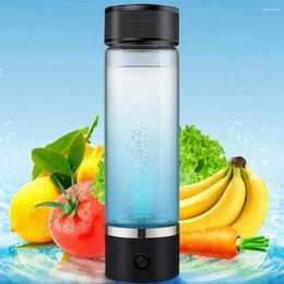 Water Bottles Healthy Ioniser Portable Hydrogen Bottle Generator For Travel Exercise Skin Health Quick Electrolysis Metabolism