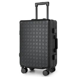 New luggage trolley case Female 20 inch boarding case Travel case cardan wheel suitcase Male durable code case