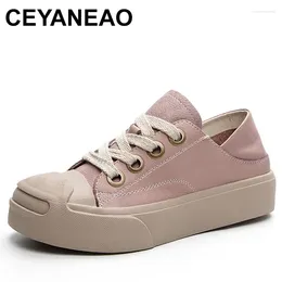 Casual Shoes 2024 Sneakers Women 4cm Natural Genuine Leather Platform Wedge Summer Novelty Pumps Pils Mules Chunky Vulcanize Flats