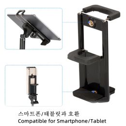 4-11 Inch Universal Tablet Phone Stand Holder Clip Tripod Adjustable Bracket Lazy Holder Bracket For Mobile Phones iPad Tablets