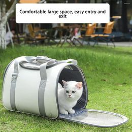 Cat Carriers Large Capacity Pet Handbag Two Sided Circulation Breathable Shoulder Bag Portable Outdoor Travel Carrier