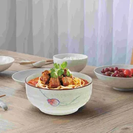 Bowls Ceramic Noodle Bowl Soup Easy Clean Multi-function Serving Home Accessory Ceramics Dinner Daily Use Ramen