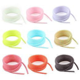 1pcs Cable Protector Universal Silicone Data Cable Spiral Winder Wire Cord Organizer Cover For Iphone USB Charger Cable Cord