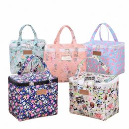 portable Lunch Bag New Thermal Insulated Lunch Box Tote Cooler Functial Handbag Student Bento Pouch School Food Storage Bags 31Tv#