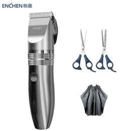 Control ENCHEN Hunter USB Electric Hair Clippers Trimmers For Men Hair Cut Rechargeable Electric Shaver Beard Barber for kids / Elder