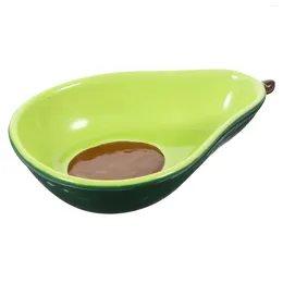 Bowls Snack Storage Bowl Breakfast Plate Dessert Serving Tray Ceramic Home Tableware Avocado Design Holder