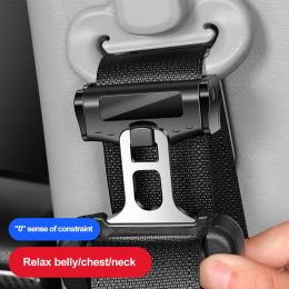 Car Seat Belt Limiter Buckle Seat Belt Adjustment Safety Clip Anti-slip Distance Limiter Fixed Buckle for Interior Accessories