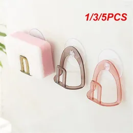 Kitchen Storage 1/3/5PCS Toilet Bathroom Sponge Holders Wall Hooks Practical Sink Drain Rack Accessories