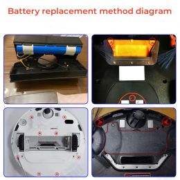 CECOTEC CONGA 3090 3091 3092 1690 1890 2090 Robot Vacuum Cleaner Battery Pack Replacement Accessories 14.4 Volts 2800 MAh