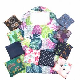 fi Fr Print Women's Handbags Foldable Eco Shop Bag Tote Pouch Reusable Grocery Storage Bag Organiser Shopper Bags n2vu#
