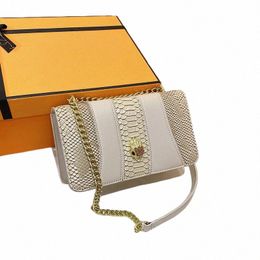2023 New Women Eagle Head Snake Pattern Chain Female Designer Luxury Bag Leather Menger Bag Advanced Banquet Shoulder Bag C2P2#
