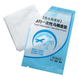 Toilet Seat Covers Bathroom Accessory Portable Travel Hygienic Convenient Disposable Cover Waterproof