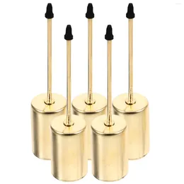 Candle Holders 5 Pcs Candlestick Base Party Decor Cup Chirstmas Iron Nomes Decorations Christmas