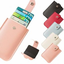 new Anti-theft ID Credit Card Holder Fi 15 Cards Slim PU Leather Pocket Case Purse Wallet bag for Women Men Female x5DN#