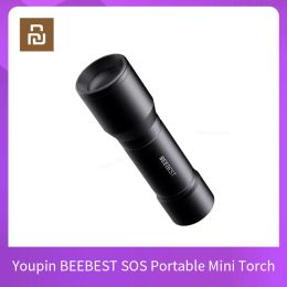 Control Youpin BEEBEST 130m Lightweight AAA EDC Flashlight From Xiaomi Youpin Waterproof SOS Portable Mini Torch