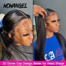 Wow Angel HD Lace Front Wigs 36inch Straight Wig Clean Hairline Melt Skin Invisible 13x6 HD Lace Front Human Hair Wig Glueless