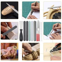 42 in 1 Model Building Tool Set Combo Accessories Kits Cut Tweezers Plier for Gundam Military Hobby DIY Grinding Polishing Drill