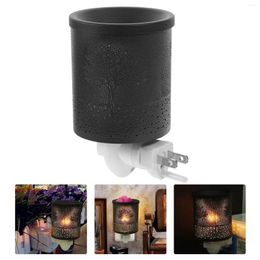 Candle Holders Aroma Oil Burner Wax Melt Scented Warmer Electric Plug Small Office Heater Night Light Wrought Iron Melting