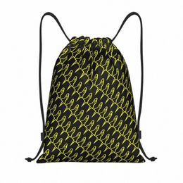 yellow Motocross Enduro Cross Drawstring Bags Foldable Sports Gym Sackpack Motorcycle Racing Shop Storage Backpacks f4mJ#