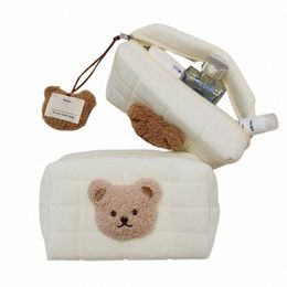 portable Cute Bear Baby Toiletry Bag Make Up Cosmetic Bags Diaper Pouch Baby Items Organizer Reusable Cott Cluth Bag for Mommy g3D5#