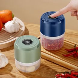 100/250mL Garlic Chopper Vegetable Masher Machine Durable USB Charging Blenders Kitchen Dropshipping